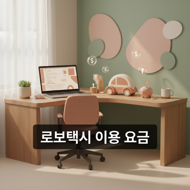 로보택시 이용 요금 가격 비교 및 절약 방법