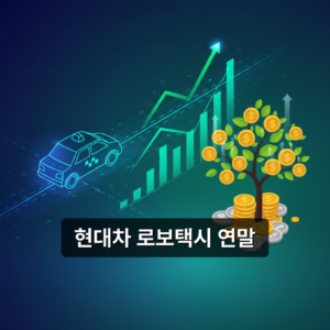 현대차 로보택시, 연말 상용화 도전! 자율주행 투자 기회 포착