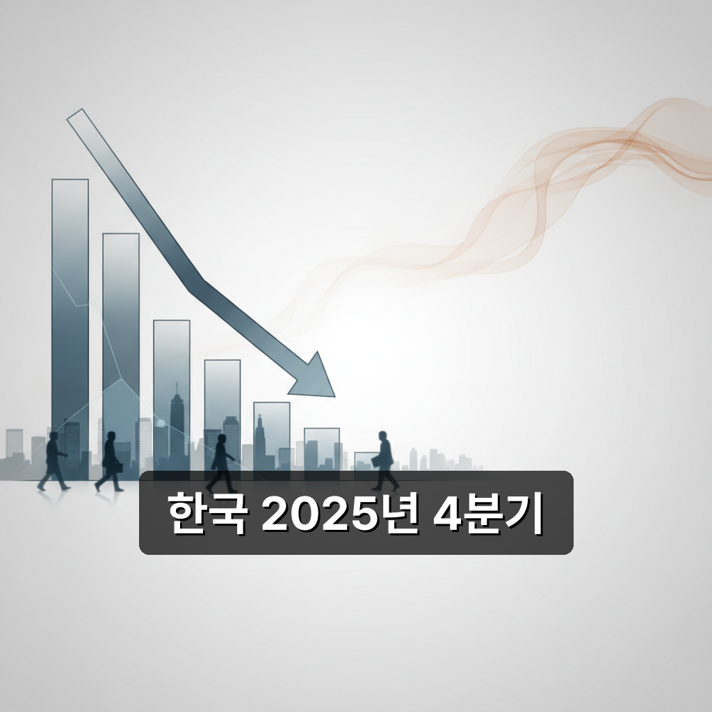 한국 2025년 4분기 GDP 역성장 확정, 소비와 일자리 영향 정리